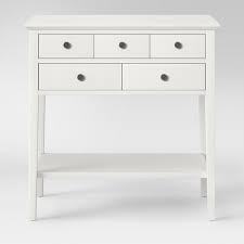 lot 6030 image: 5 Drawer Console Table Sour Cream - Threshold
