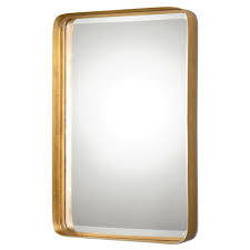 lot 6144 image: Wall Mirror Crofton Antique Gold Mirror