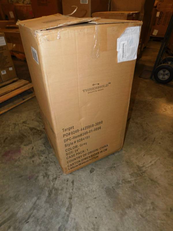 lot 5988 image: Counter Stool Threshold Hampden 24  Metal Industrial Couterstool