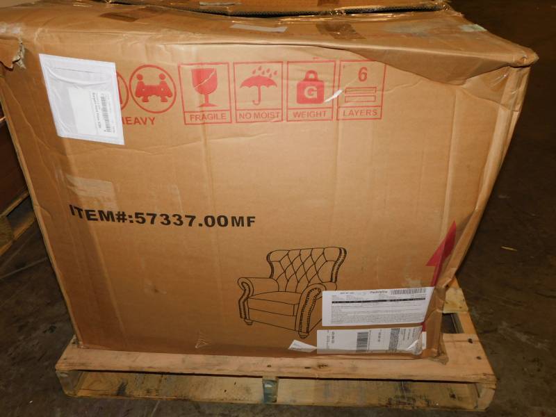 lot 6025 image: Greyish Brown 57337.00MF Arm Chair