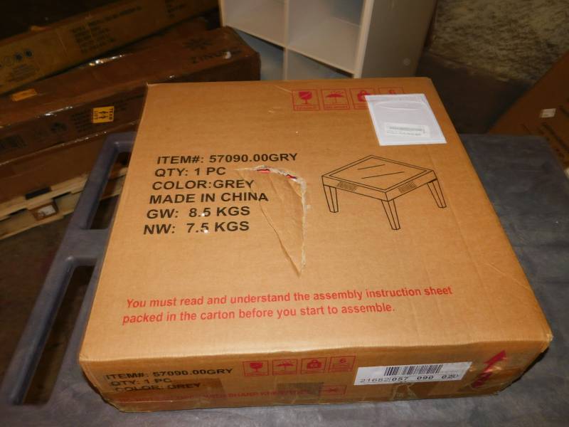 lot 6128 image: Grey Accent Table