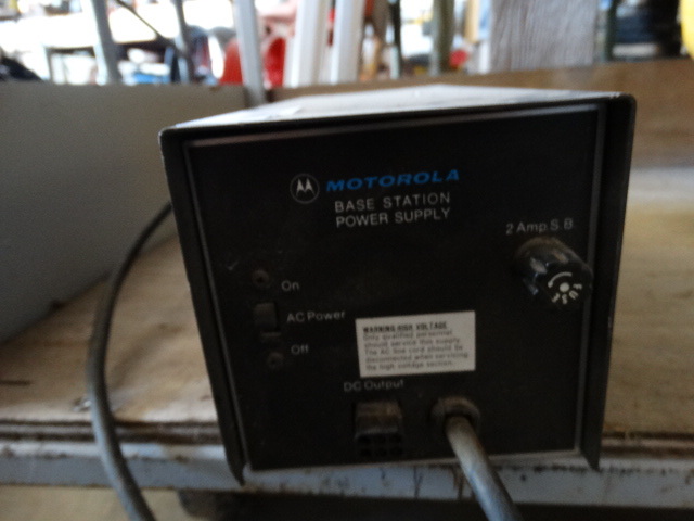 lot 406 image: Motorola base station power supply.