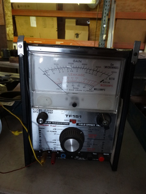 lot 449 image: Transistor tester.