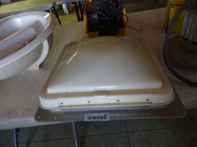 lot 454 image: RV roof vent.