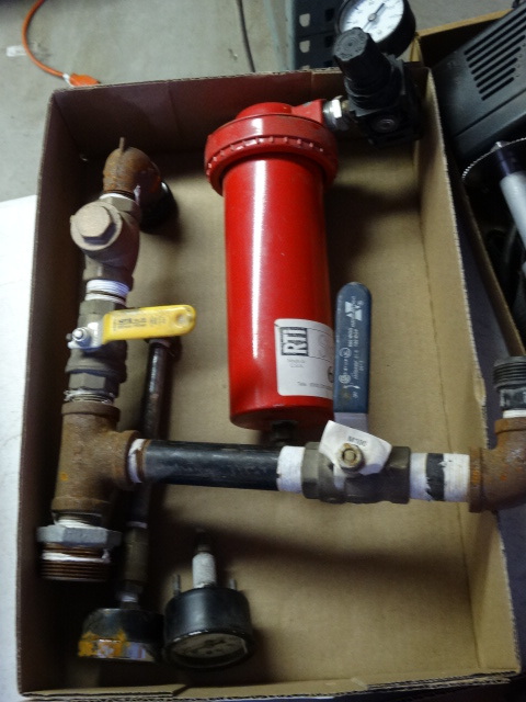 lot 471 image: Air dryer and valves.