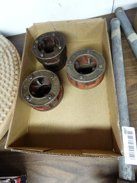 lot 486 image: Pipe fitting dyes.