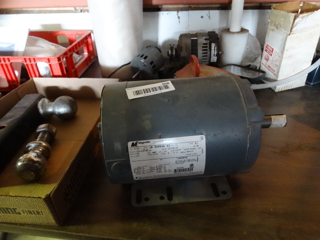 lot 498 image: magnetek electric century ac motor. 1hp.