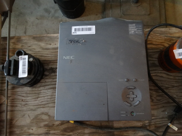 lot 504 image: NEC projector