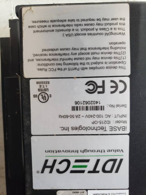 lot 545 image: ID Tech Monitor- model ID 215-OP