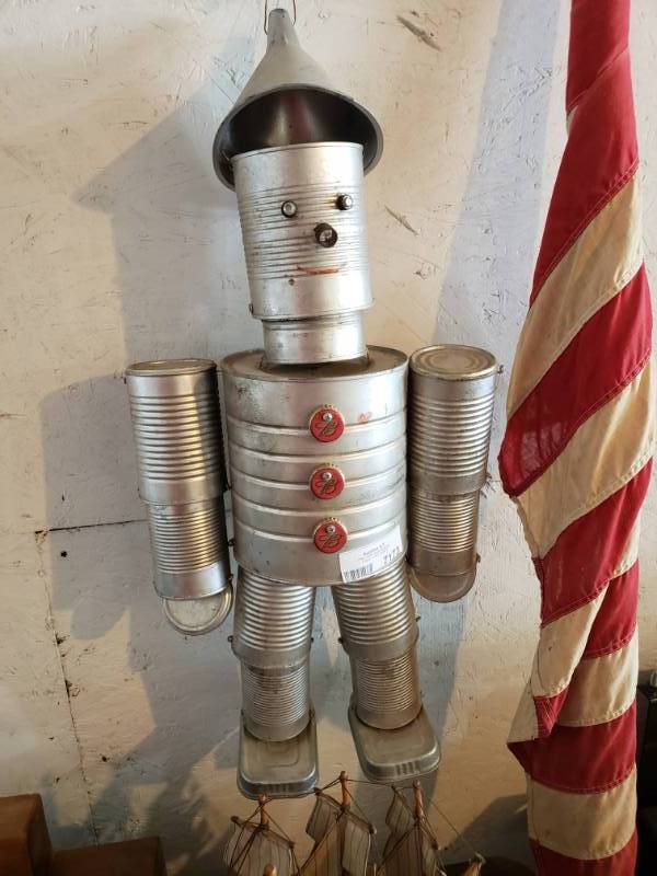 lot 7173 image: Homemade Tin Man