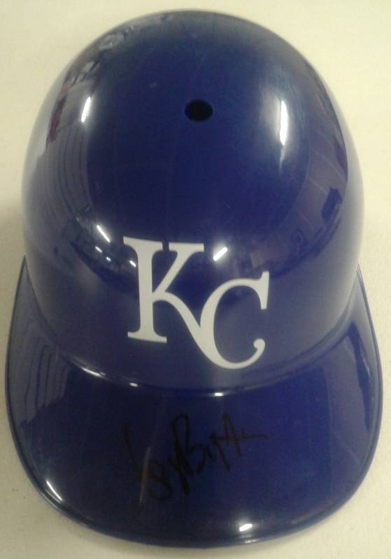 lot 1006 image: Signed George Brett Kansas City Royals Batting Helmet With Certificate of Authenticity
