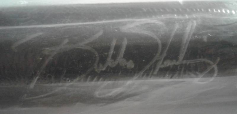 lot 1010 image: Signed Bubba Starling Full Sized Baseball Bat Kansas City Royals Prospect With Major League Baseball Authentication Hologram