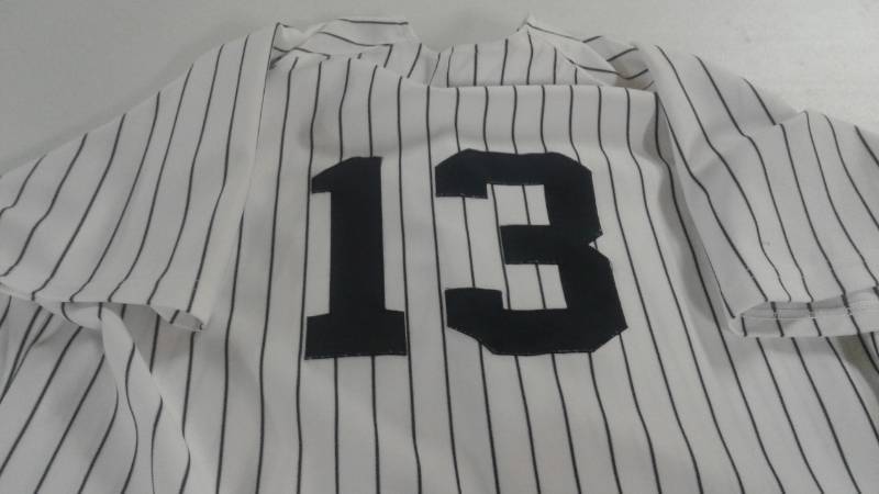 lot 1055 image: Alex Rodriguez New York Yankees #13 Extra Large XL Custom Jersey