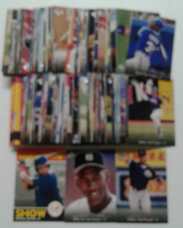 lot 1073 image: Mint 1995 Upper Deck Minor League Complete Trading Card Set with 2 Derek Jeter Rookies & Michael Jordan Baseball Card