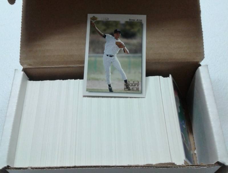 lot 1077 image: Mint 1992 Upper Deck Minor League Complete Baseball Card Set - 330 Cards - Includes Derek Jeter Pre-Rookie