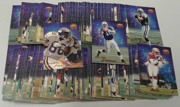 lot 1144 image: Complete & Rare 1998 Topps Stars Bronze Parallel Football Trading Card Set Including Peyton Manning & Randy Moss Rookie Cards - Each Card #8799