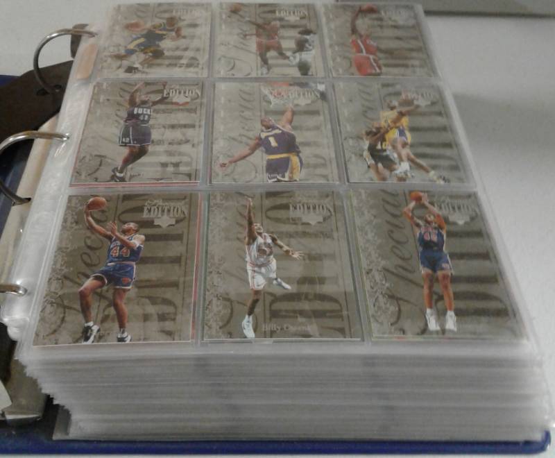lot 1170 image: Binder Full of Basketball Cards & More Including Shaquille ONeal Rookies, Tons of 90s Inserts, Tons Star Cards - 18 Pictures