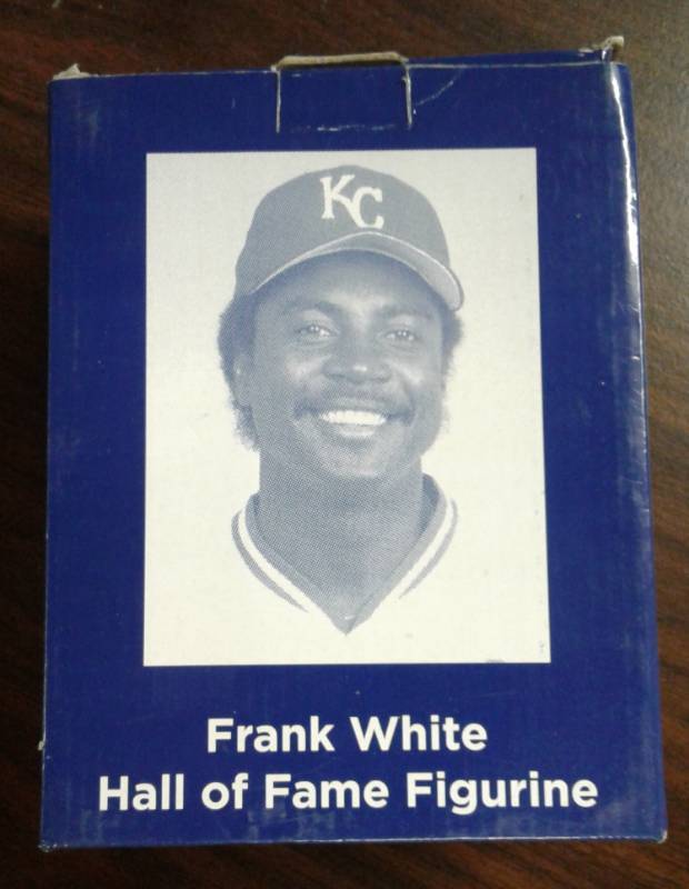 lot 1173 image: Frank White Stadium Giveaway Hall of Fame Statue Figurine In Box