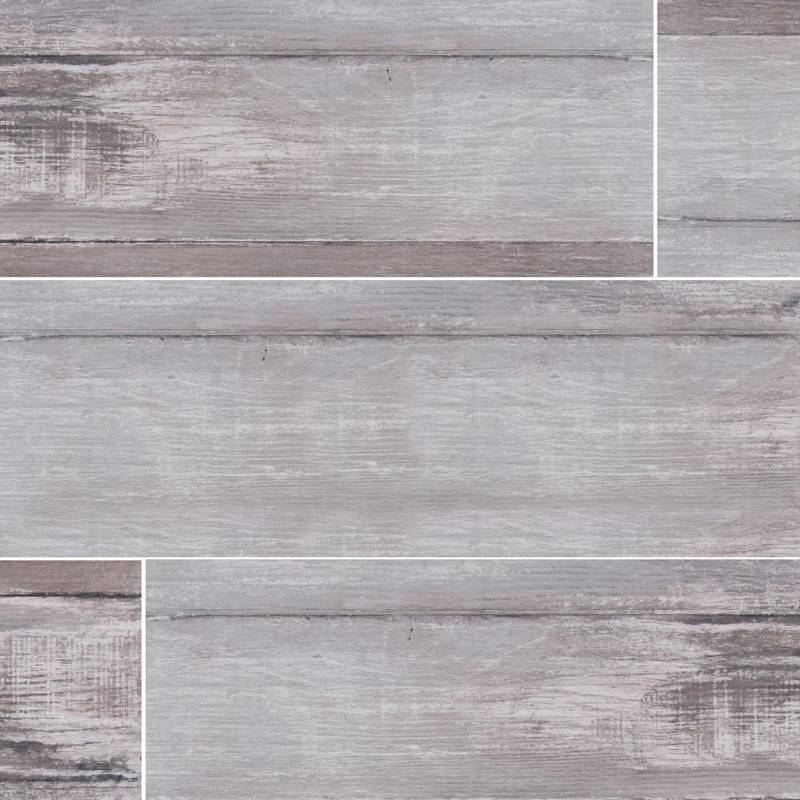 Duttonwood Ash 7 in. x 20 in. Glazed Ceramic Floor and Wall Tile (14.58 sq. ft. / case) Duttonwood Ash 7 in. x 20 in. Glazed Ceramic Floor and Wall Tile (14.58 sq. ft. / case)