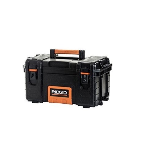 lot 6786 image: Wiremold Portable ToolFittings & Kits  RIDGID Tool Storage Boxes 22 in. Pro Tool Box, Black 222570