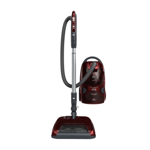 lot 6795 image: Kenmore BC4027 Bagged Canister Vacuum Red