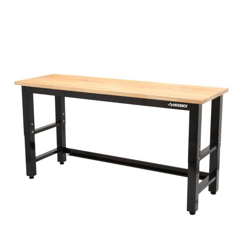 lot 6803 image: 6 ft. Solid Wood Top Workbench
