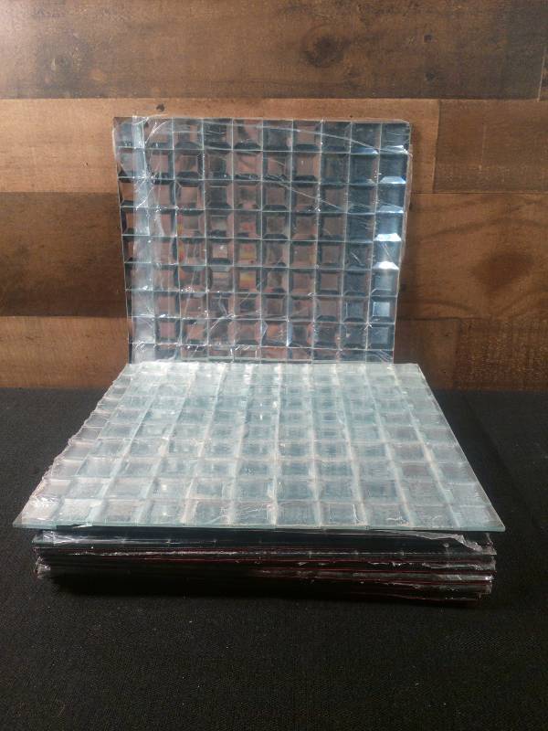 lot 26 image: Self-Stick Mirror Tiles