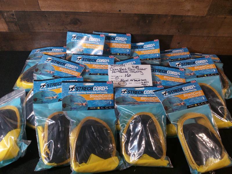 lot 33 image: Stretch Cordz Drag Belt Tow Tether for Swim Training