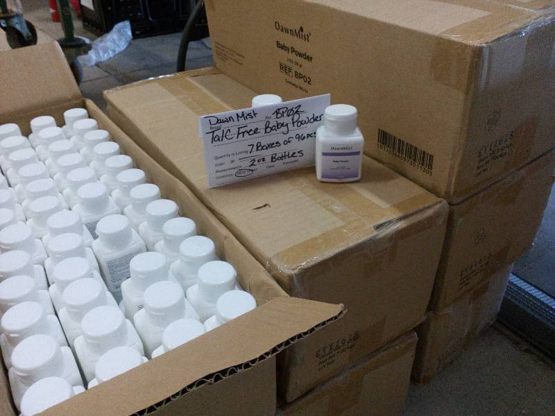lot 150 image: DawnMist BP02 Talc Free Baby Powder