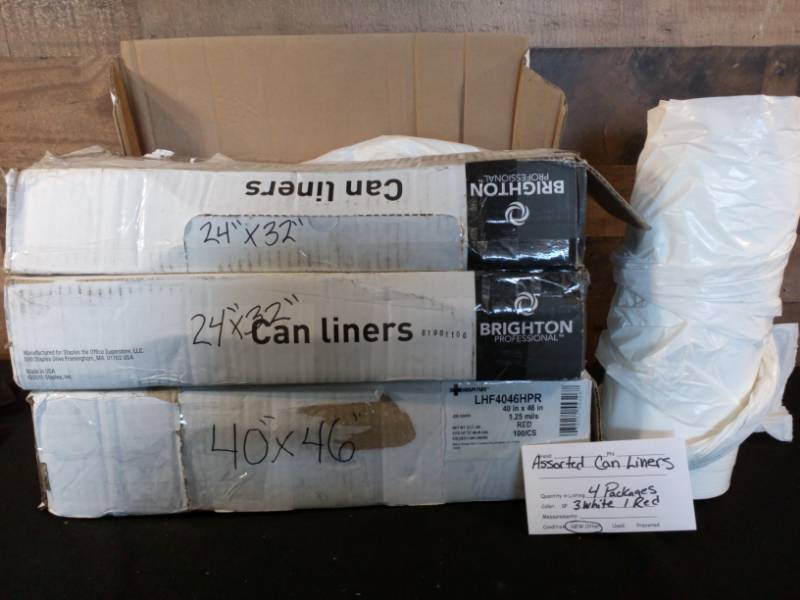 lot 75 image: Assorted Can Liners