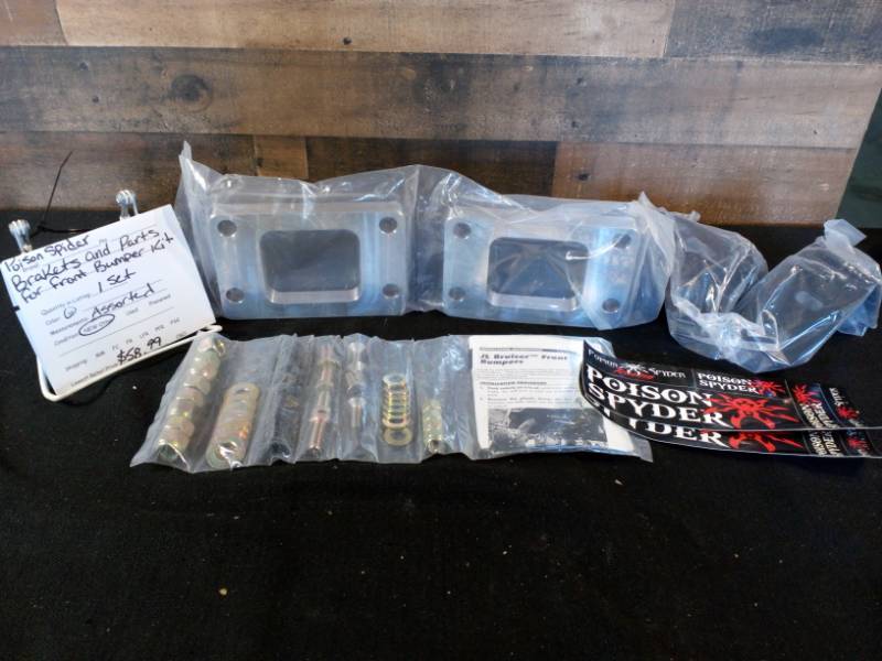 lot 78 image: Poison Spyder Brackets and Parts for Front Bumper Kit