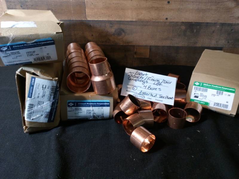 lot 134 image: Elkart Reducer  Fitting  DMV Couplings Lot