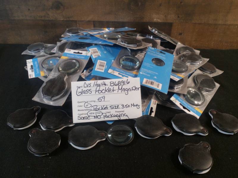 lot 88 image: CVS Health Glass Pocket Magnifiers