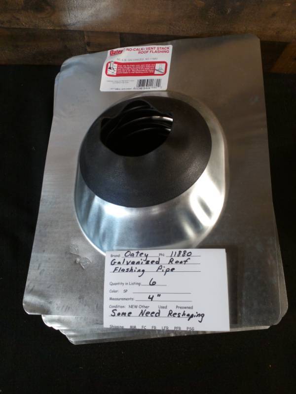 lot 159 image: Oatey 11880 Galvanized Roof Flashing Pipe