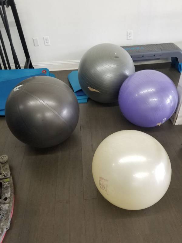 lot 1820 image: Lot of 4 Bosu Balls