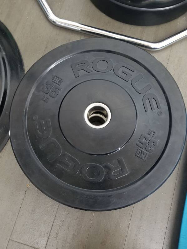 lot 1828 image: Set of Rogue 35LB Weights