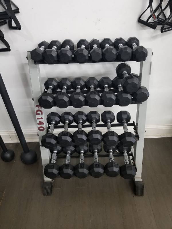 lot 1834 image: Dumbbells and Rack