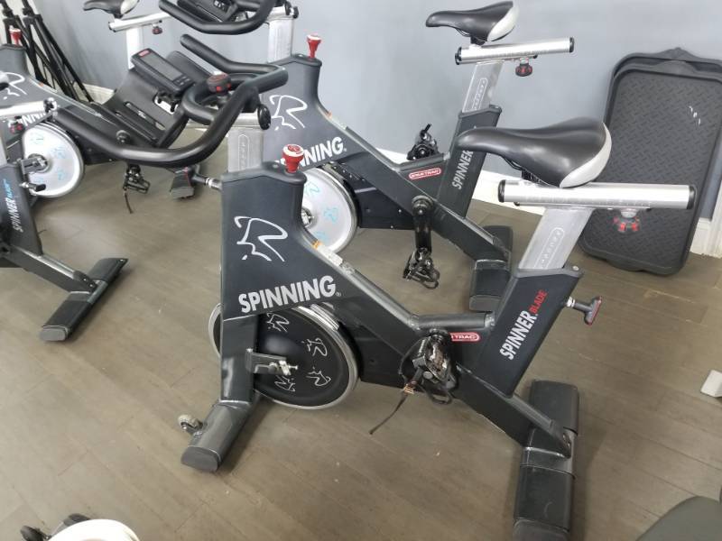 lot 1845 image: Star Trac Spinner BLADE Bike With Monitor