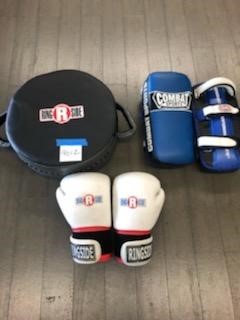 lot 9012 image: Boxing Pads and Gloves