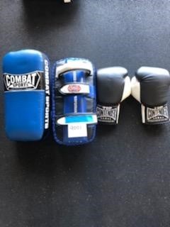 lot 9001 image: Boxing Pads and Gloves