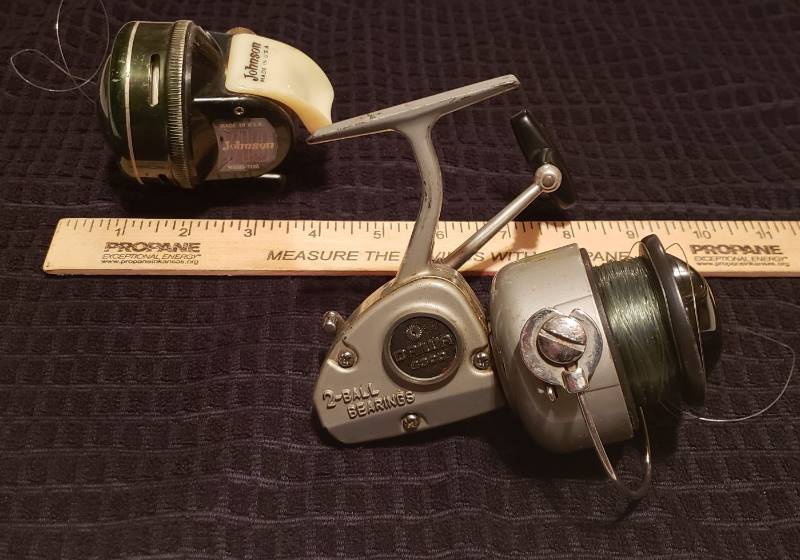 Daiwa 8300 2-ball bearings Spinning Reel and Johnson 710a Fishing