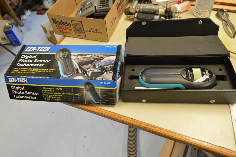 lot 6824 image: Cen-tech Digital Photo Sensor Tachometer