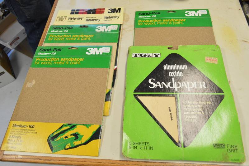 lot 6874 image: Assorted Sandpaper