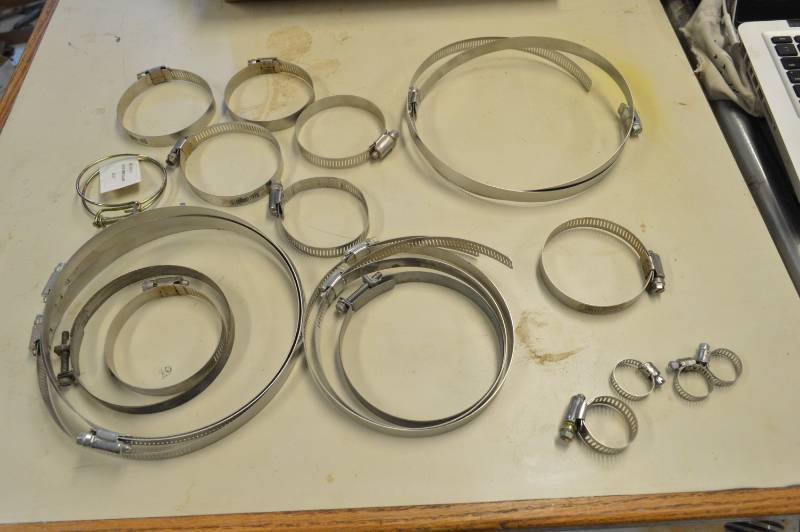 lot 6875 image: Assorted Hose Clamps