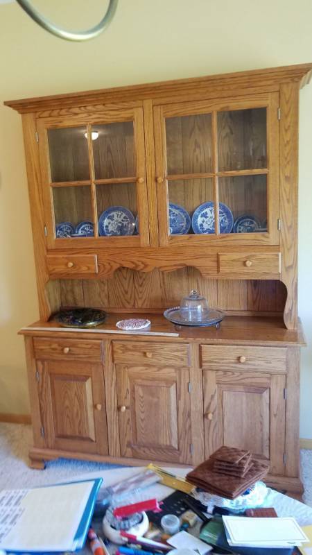 lot 6889 image: China Hutch - Contents NOT Included