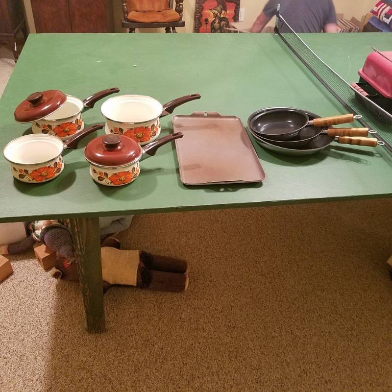 lot 6972 image: pots and pans