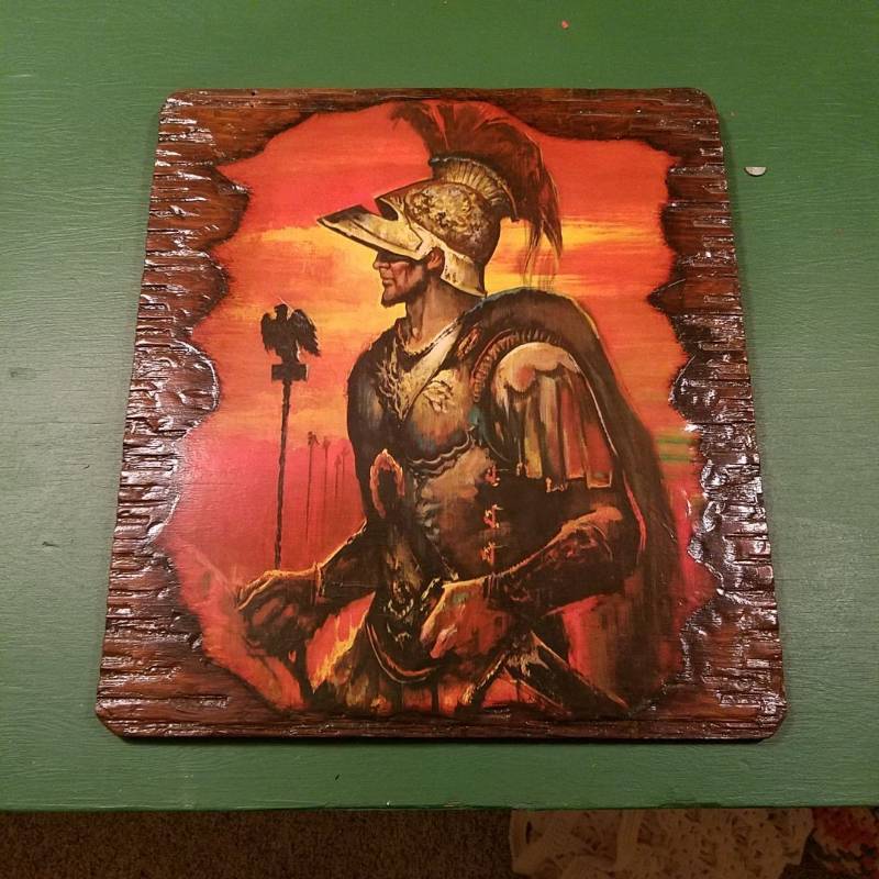 lot 6973 image: Wood wall decor