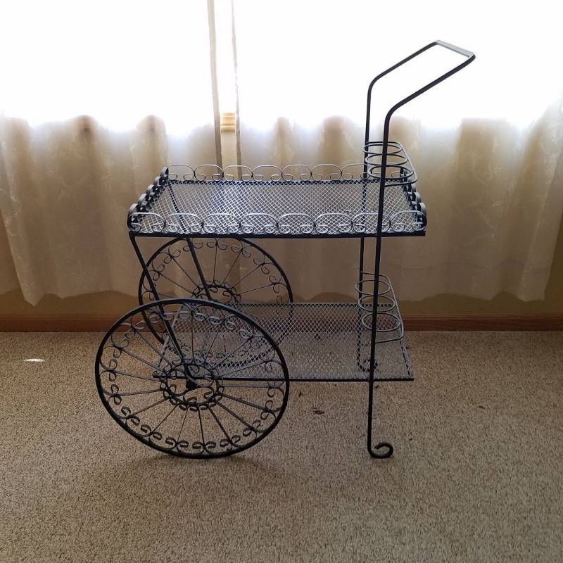 lot 6980 image: plant stand cart