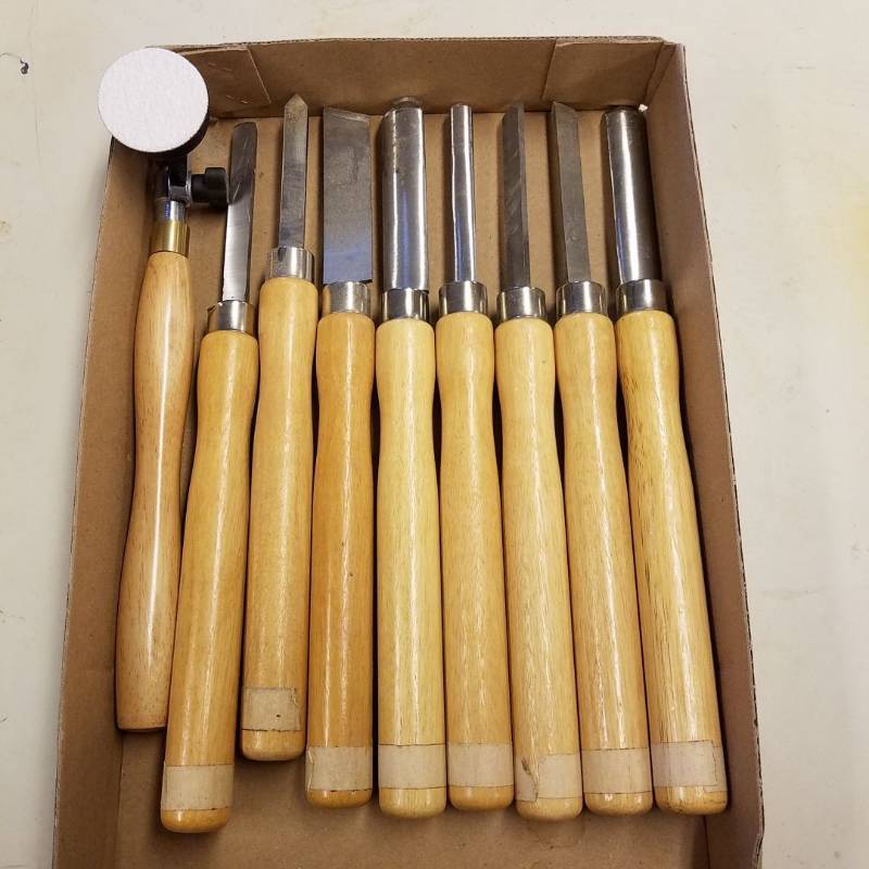 lot 7040 image: wood lathe knives