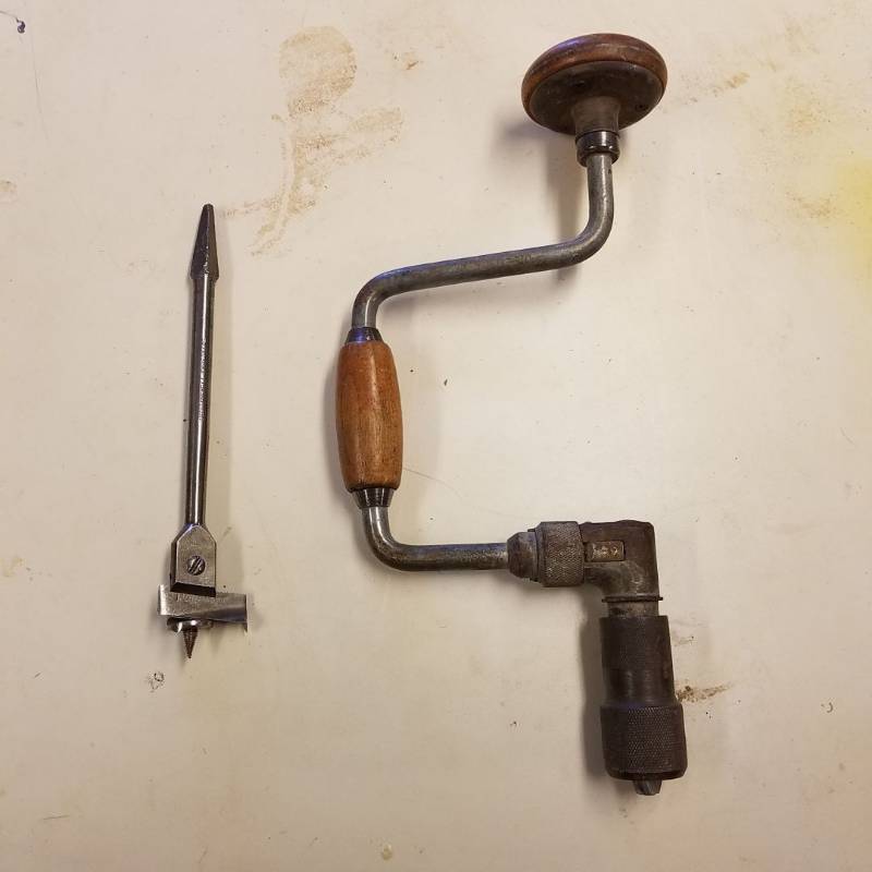 lot 7047 image: Brace and bit